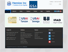 Tablet Screenshot of hennice.com